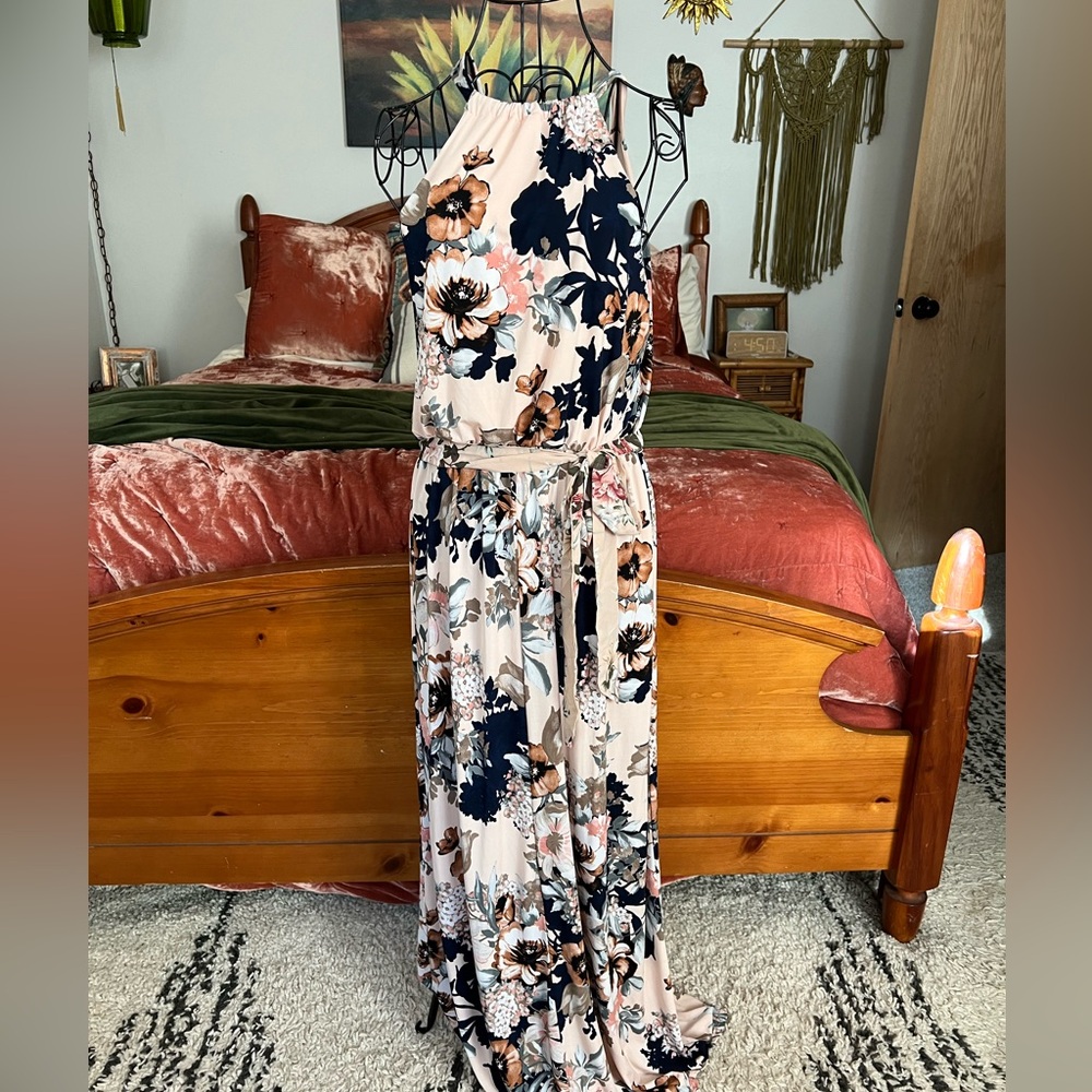 Floral maxi dress